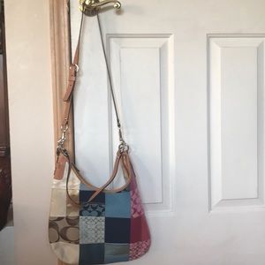 Coach Multi Pattern Shoulder / Crossbody Bag